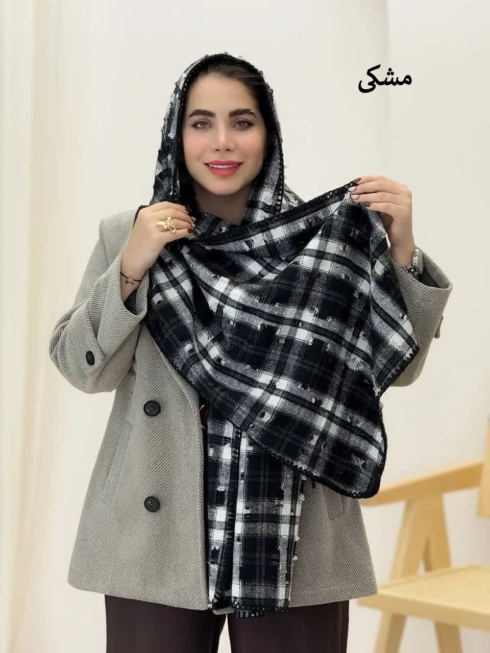 3686-شال پاییزه آسو